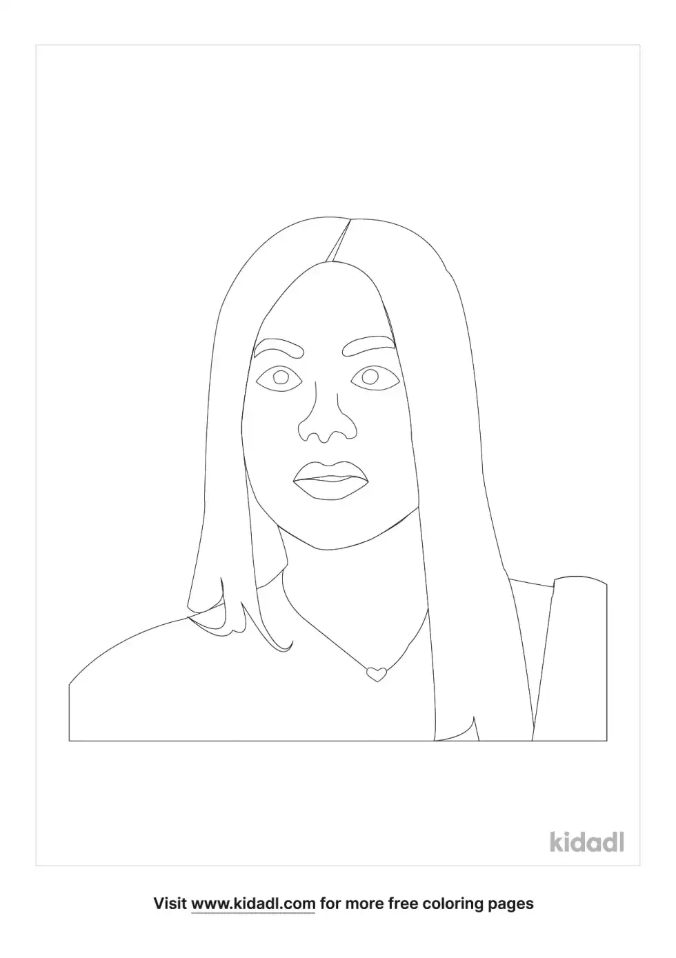 Toni Braxton Coloring Page