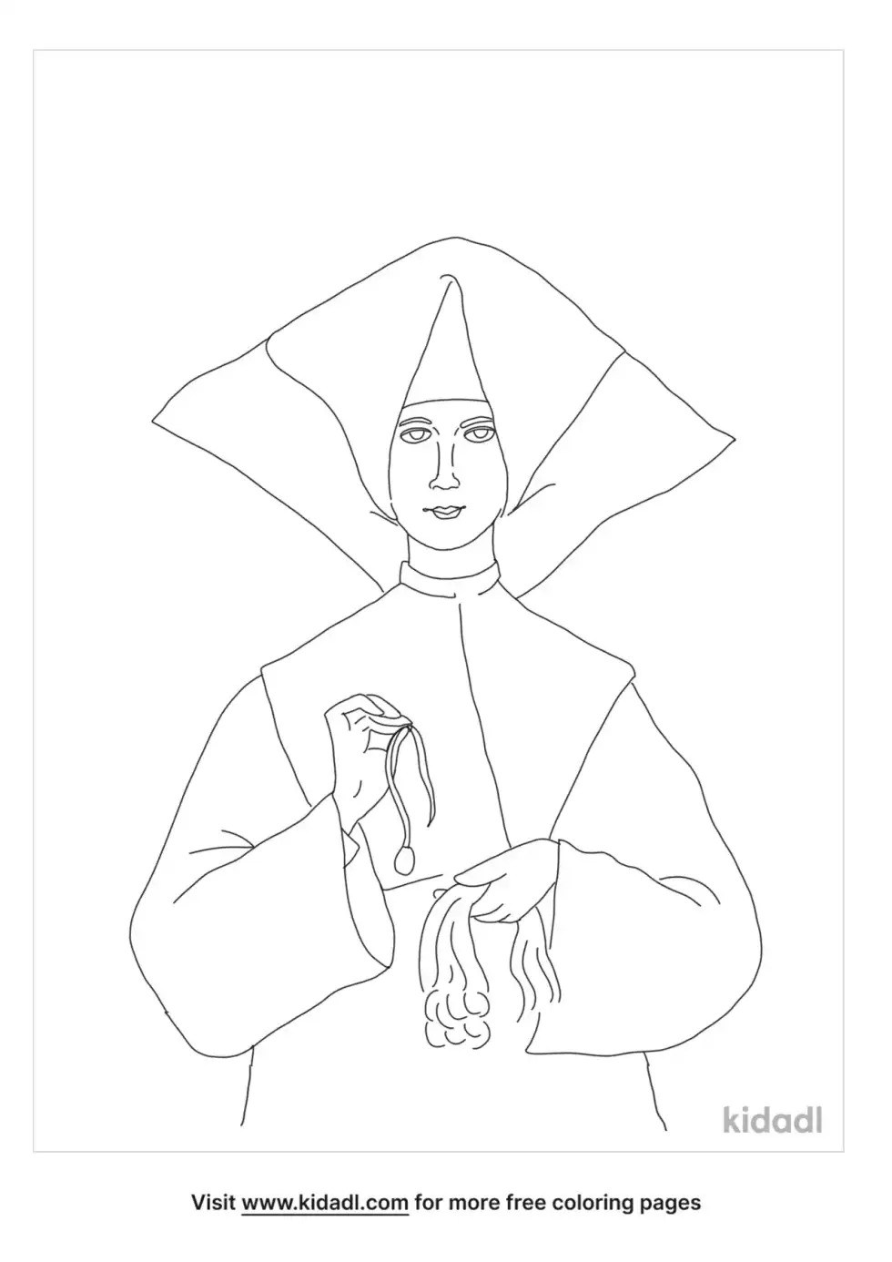 Catherine Laboure Coloring Page