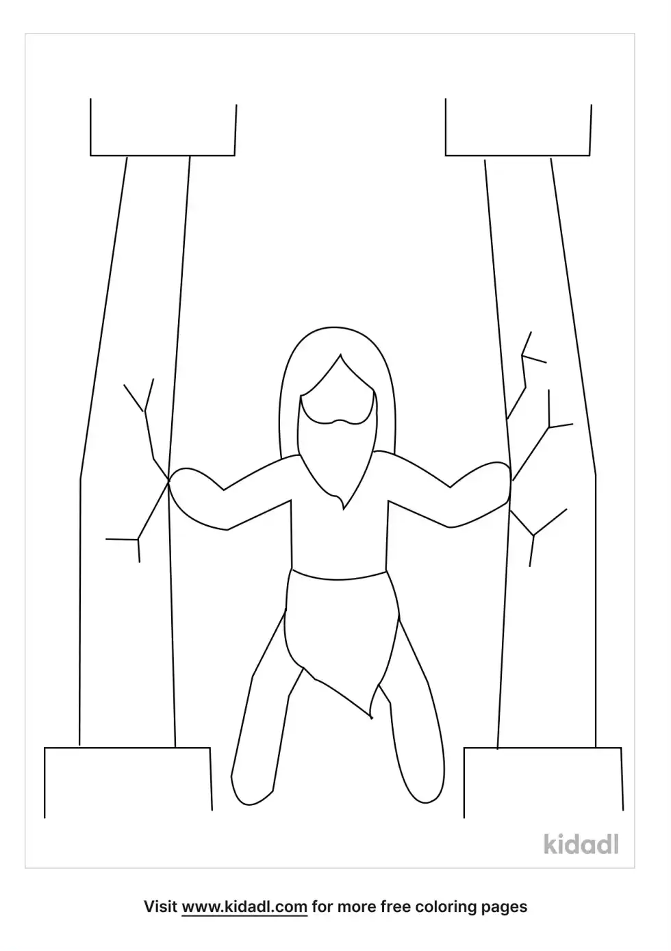 Bible Judges Coloring Page