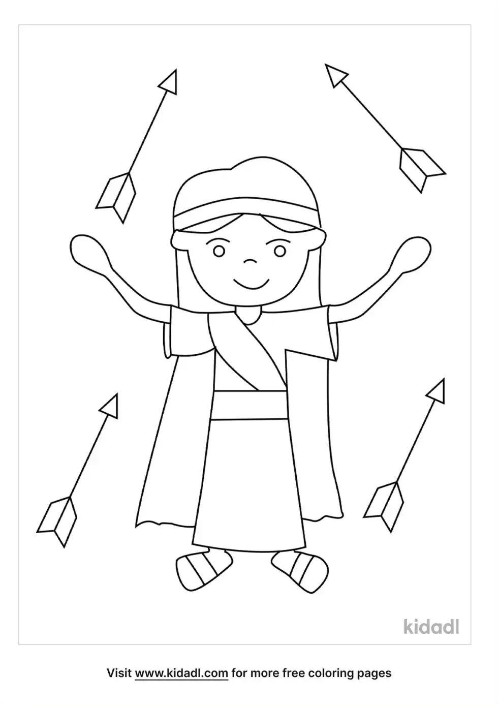 Samuel The Lamanite Coloring Page