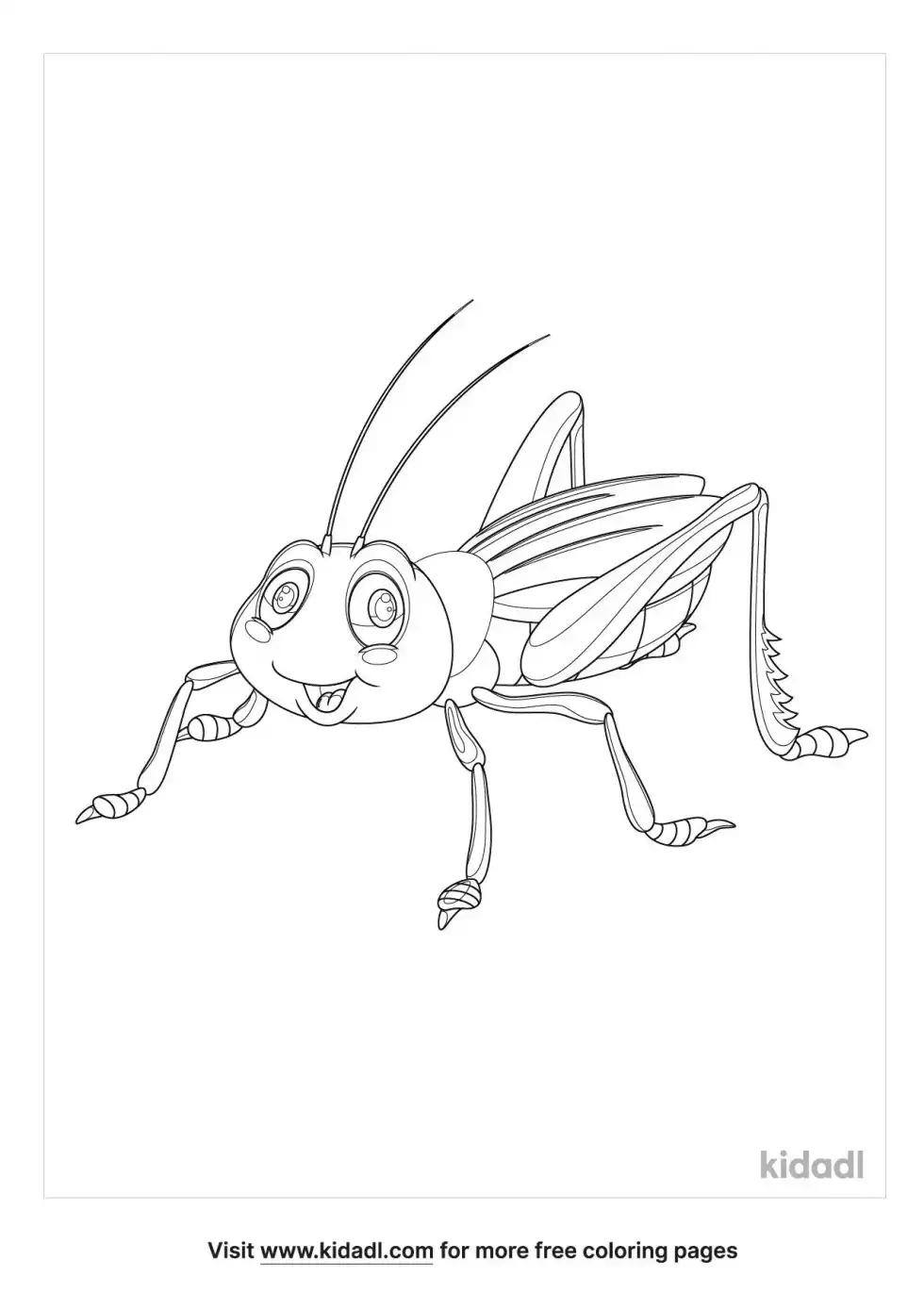 Cricket Coloring Page