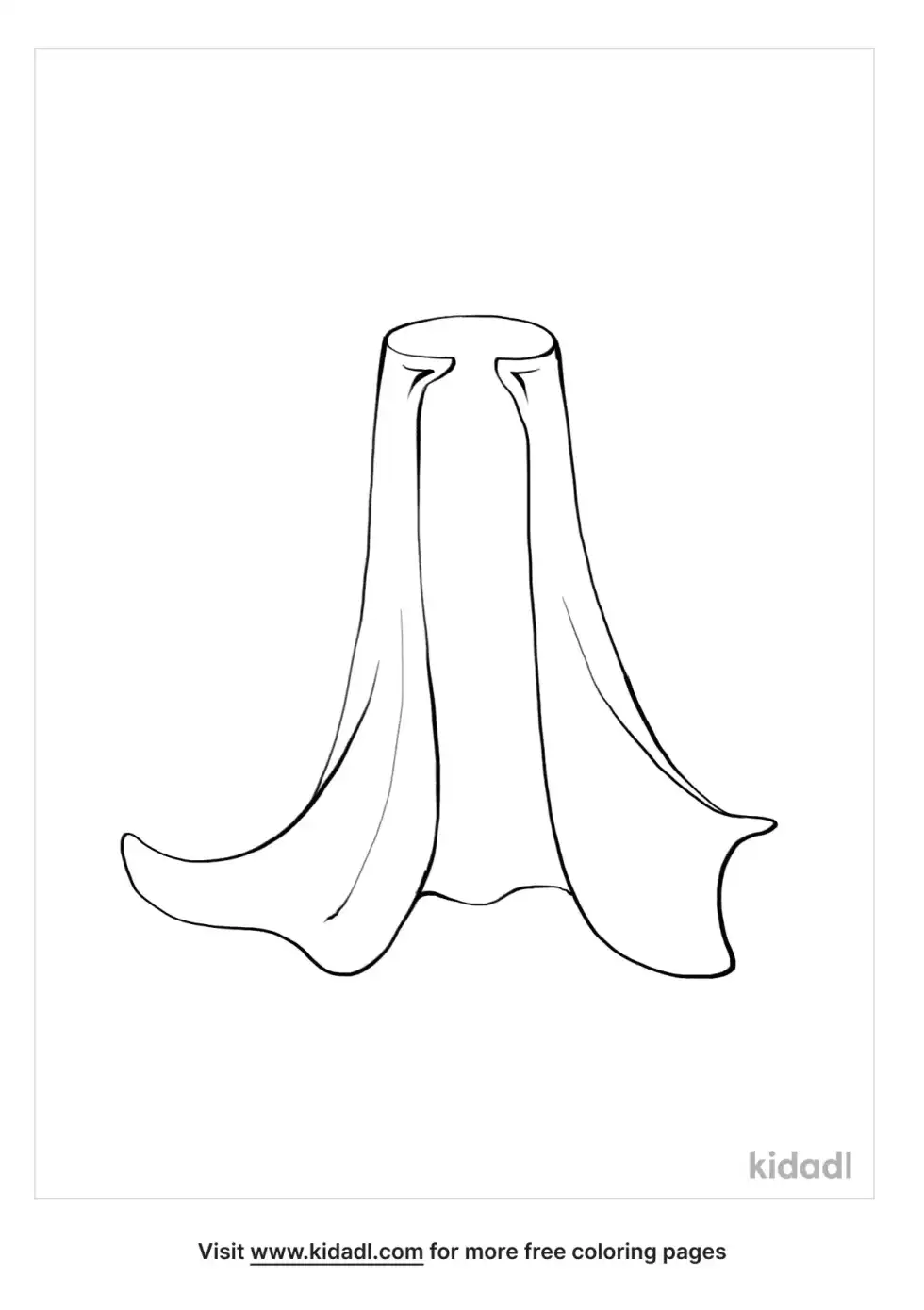 Cape Coloring Page