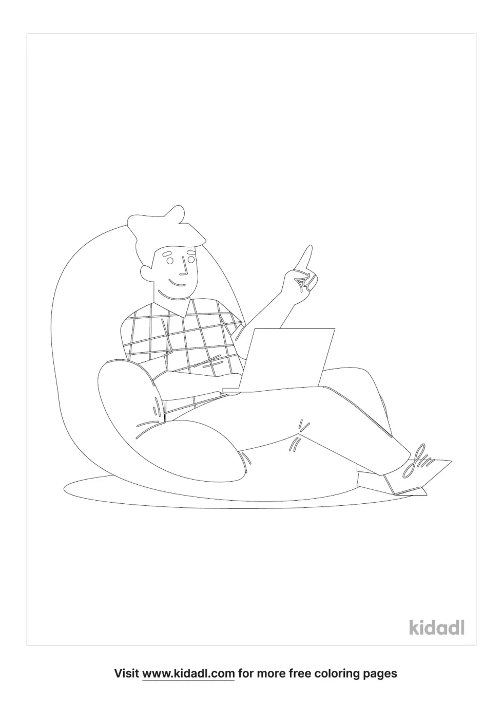 Time To Rest Coloring Page