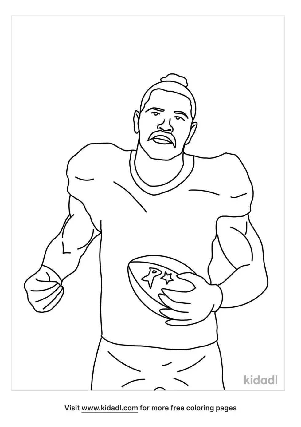 Antonio Brown Coloring Page