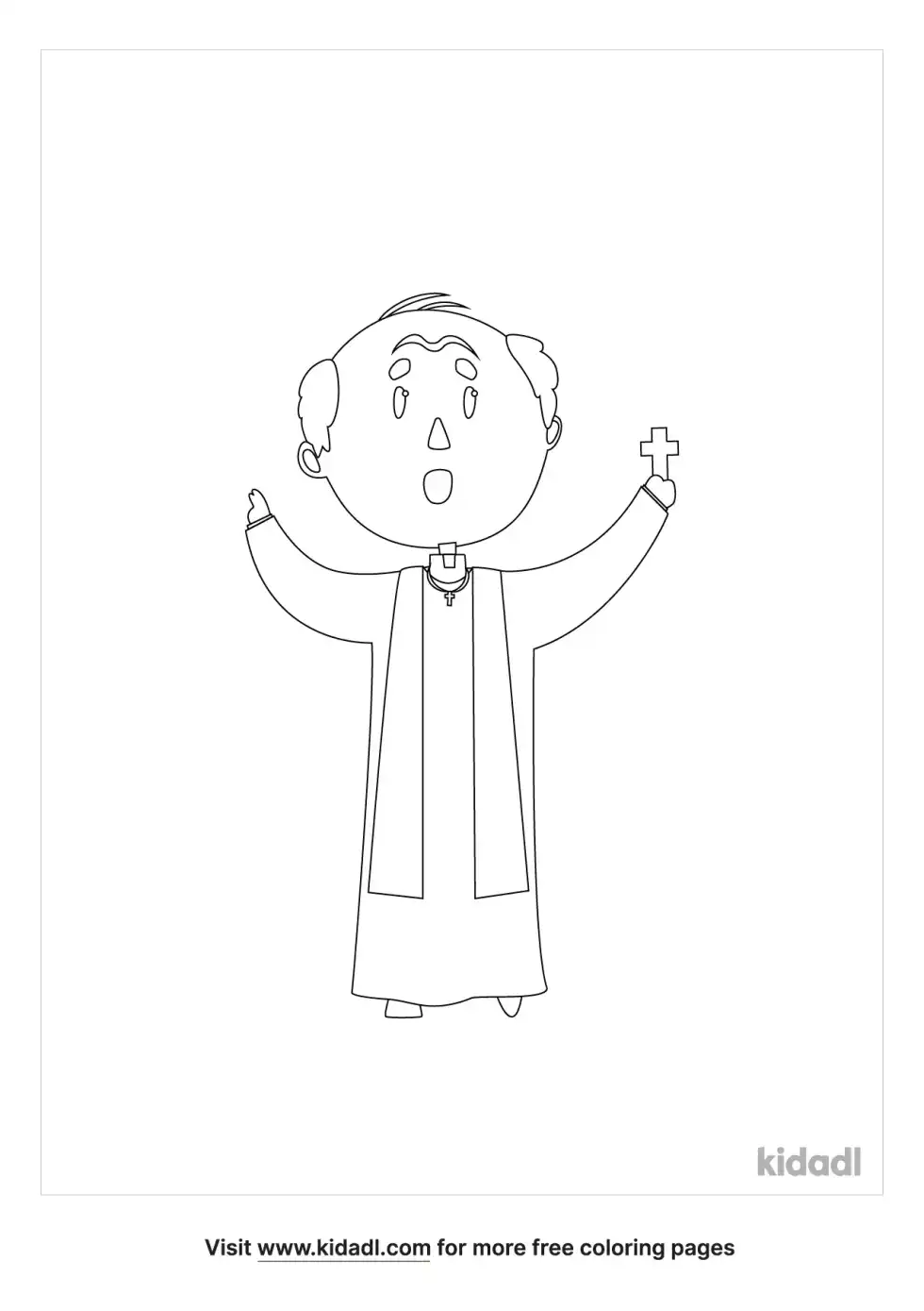 Bible Robe Coloring Page