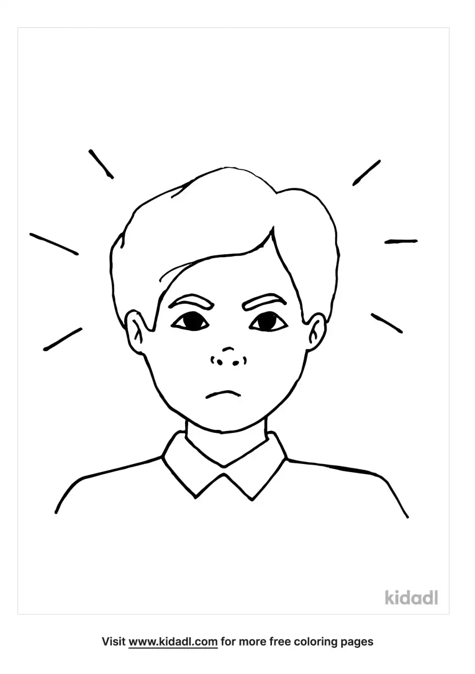 Frustration Coloring Page