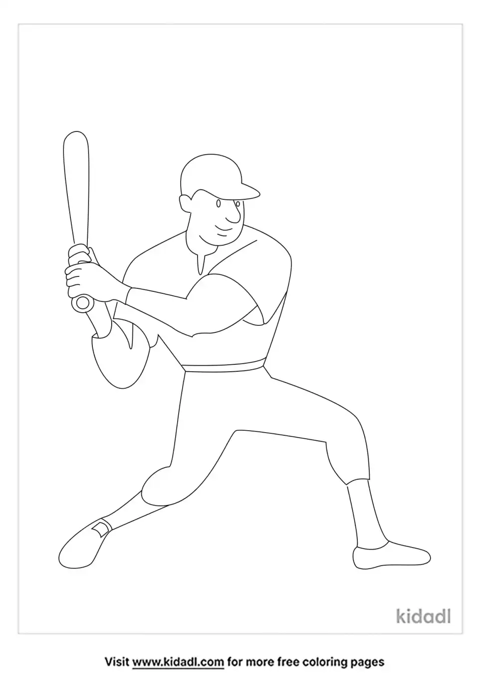 Baseball Players Coloring Page