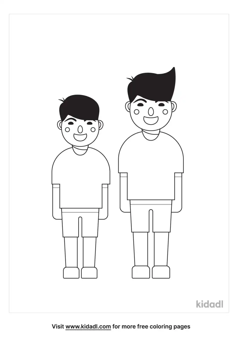 Brother Coloring Page