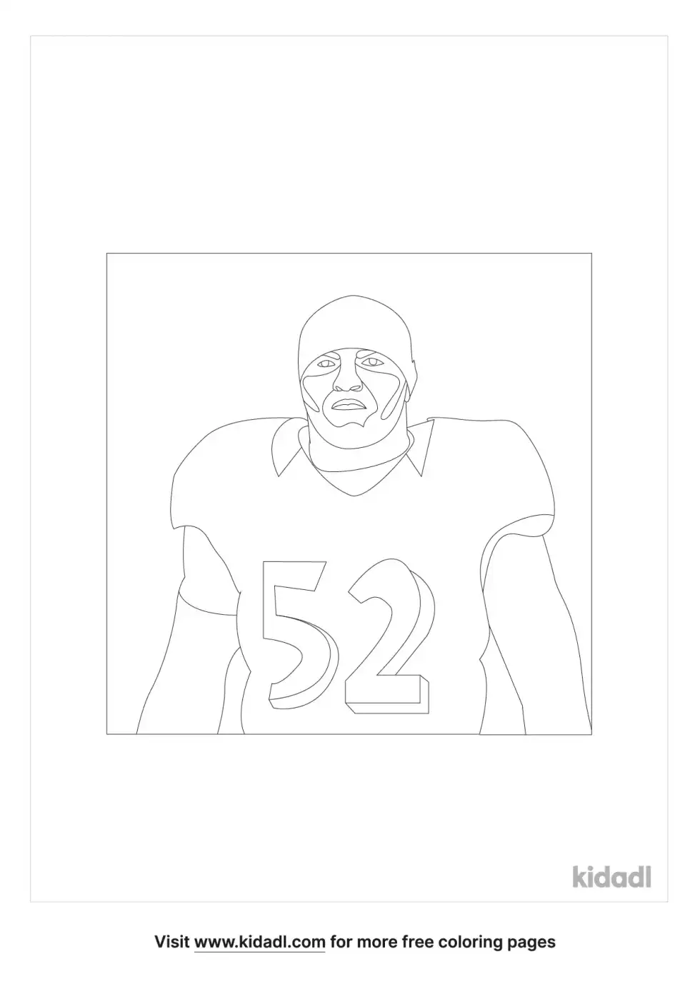 Ray Lewis Coloring Page