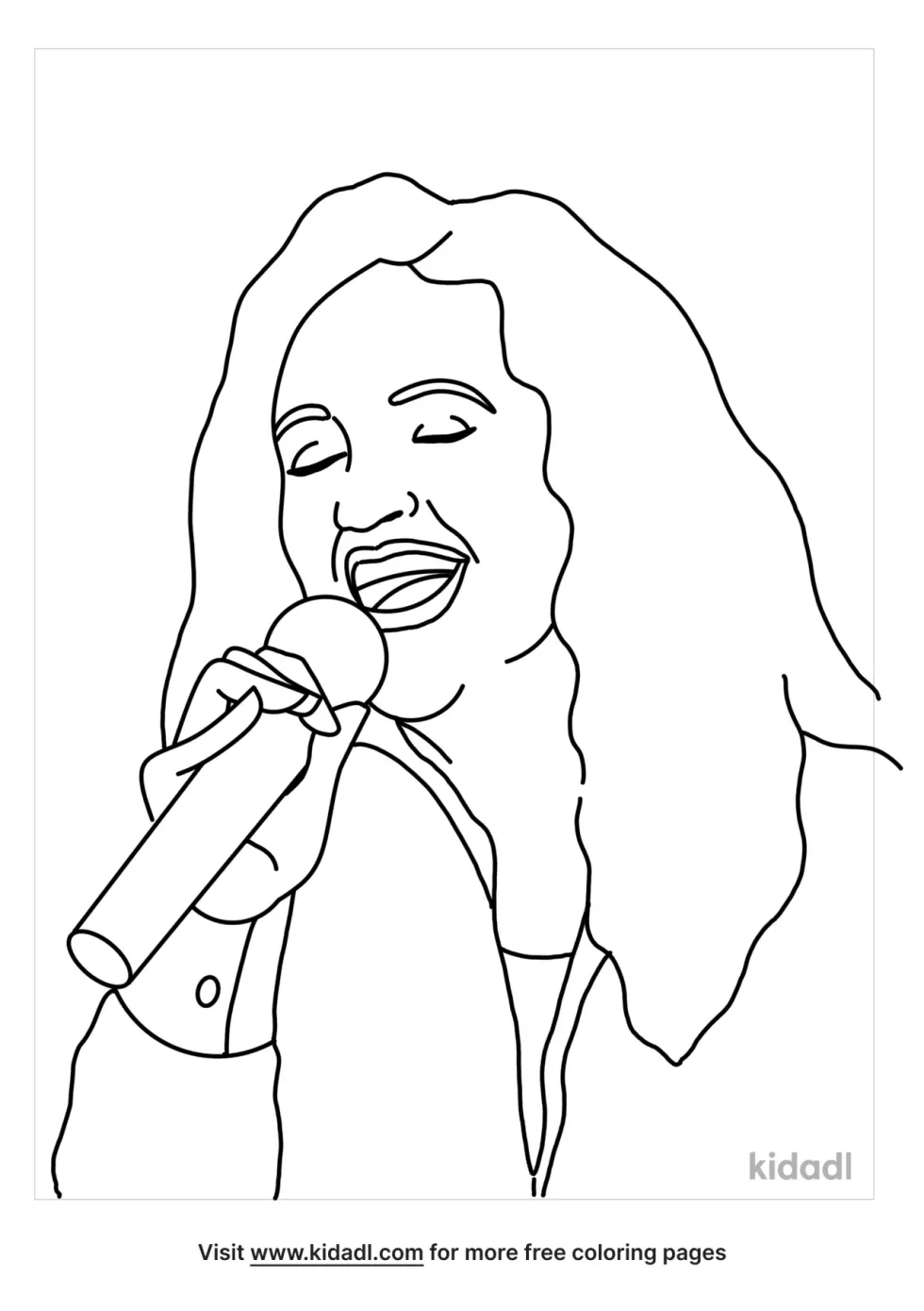 Carrie Underwood Coloring Page