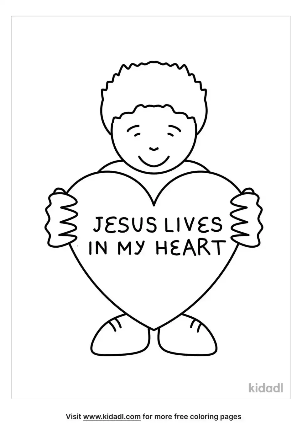 Valentine's Day Scripture Coloring Page