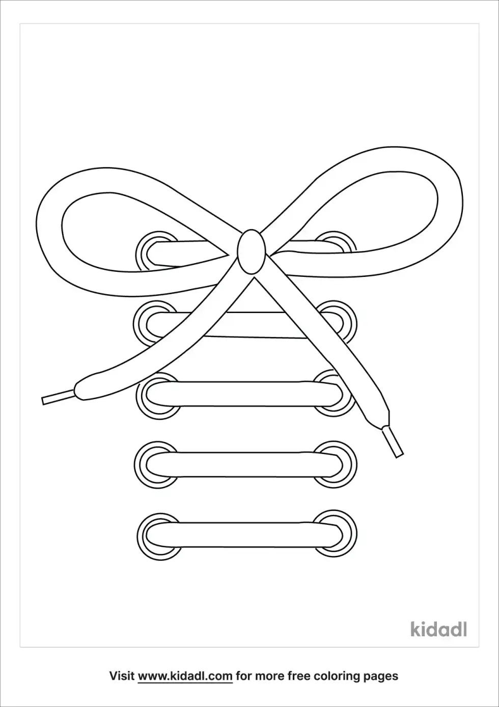 Laces Coloring Page