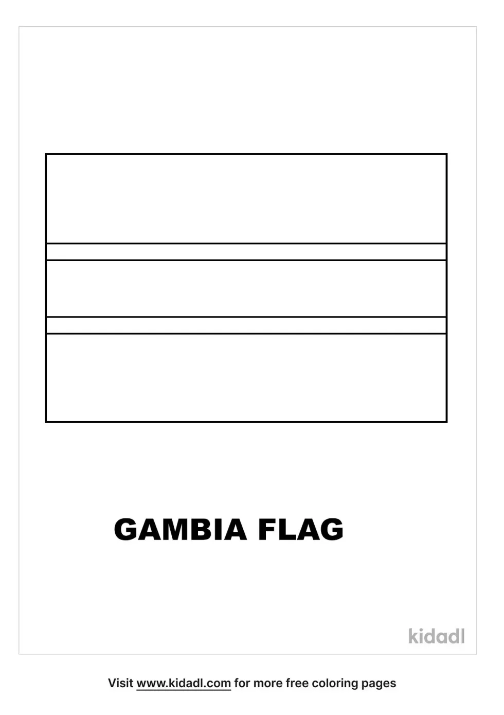 Flag Of Gambia