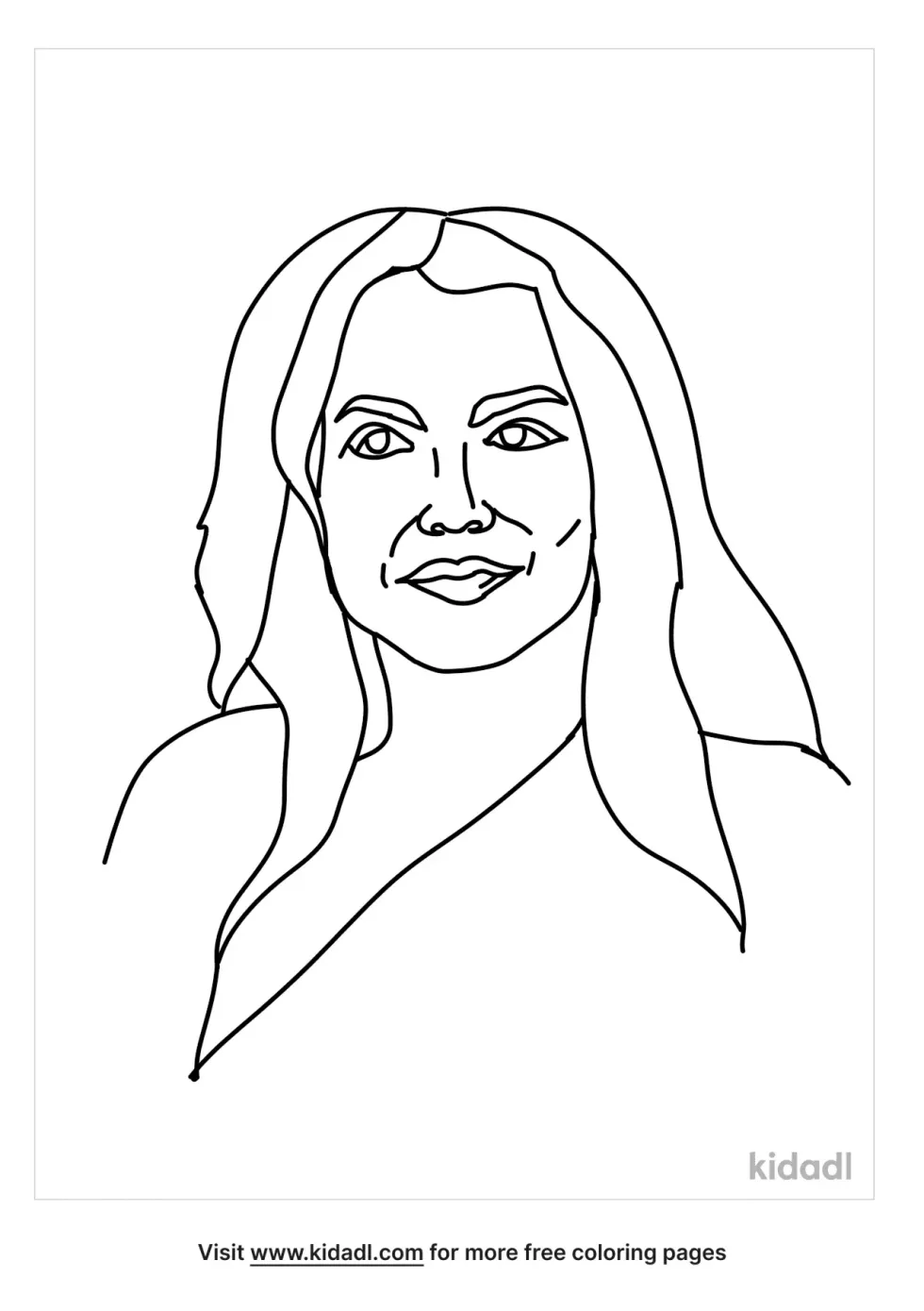 Britney Spears Coloring Page
