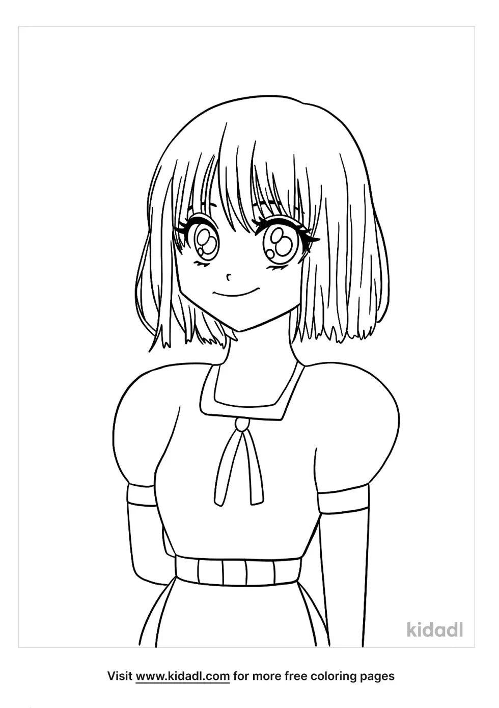 Anime Girl Short Hair