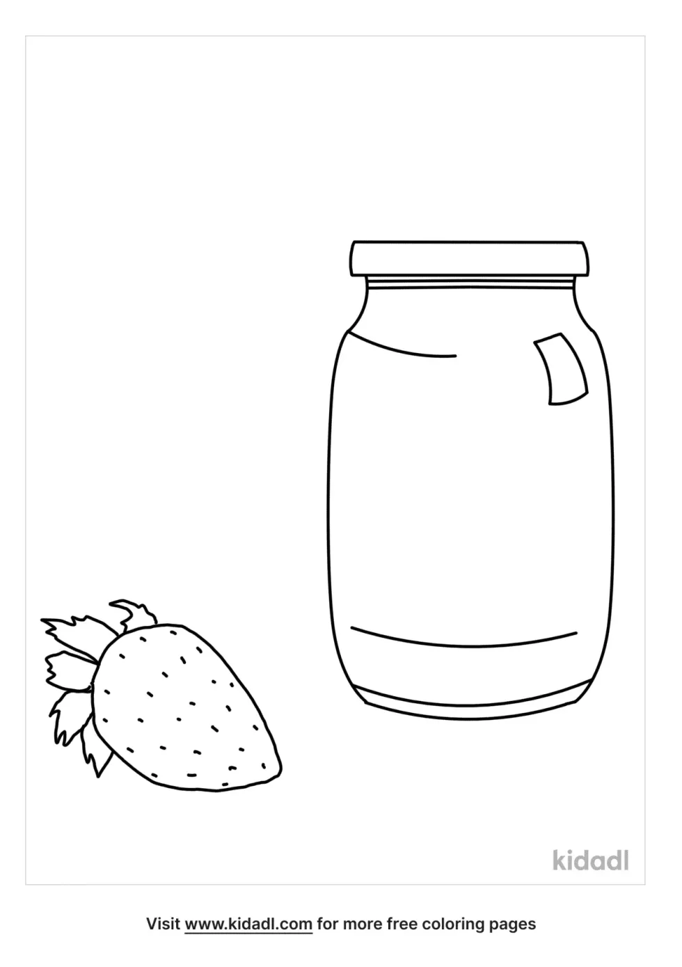 Jelly Coloring Page