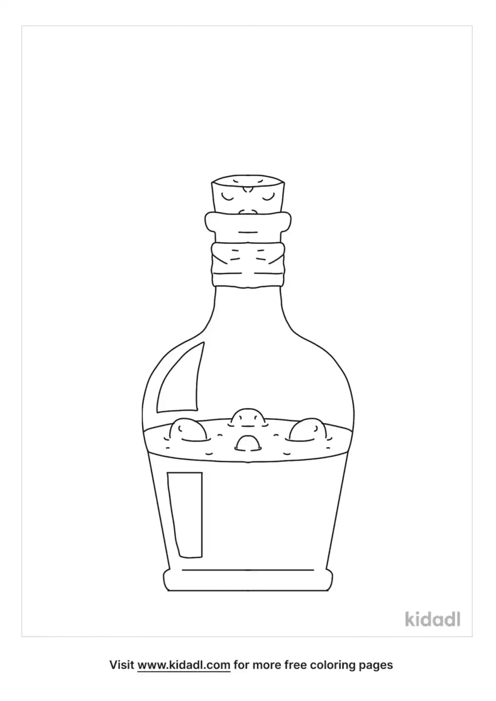 Potion Coloring Page