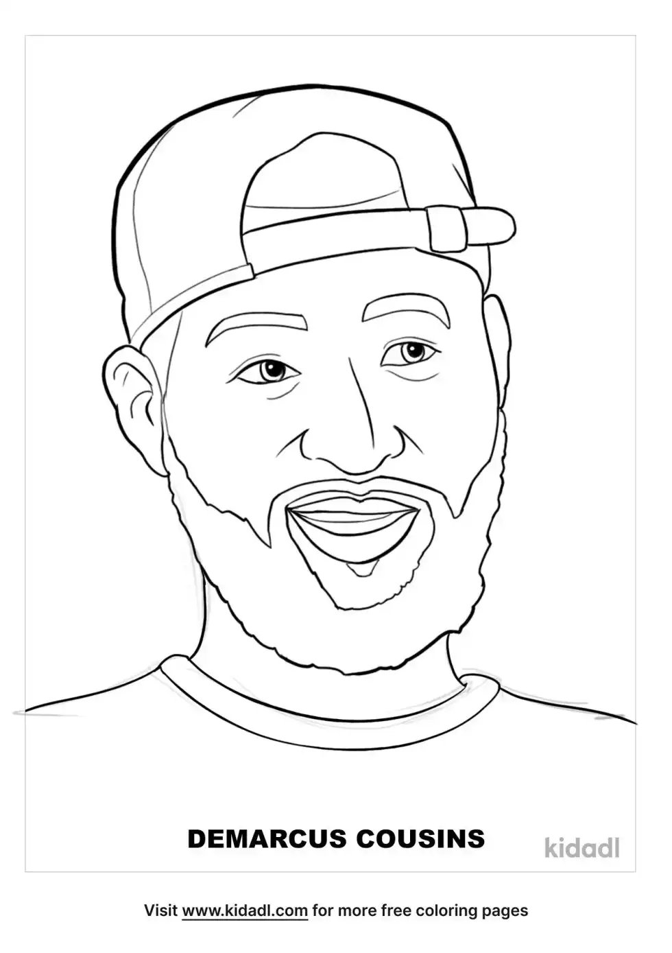 Demarcus Cousins Coloring Page