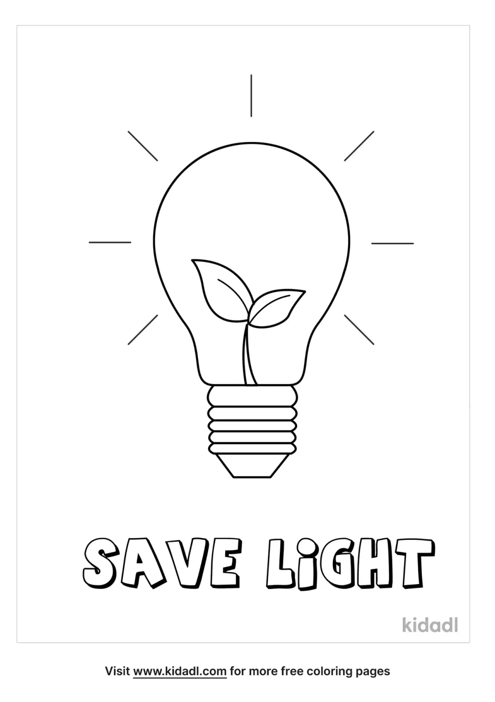 Saving Light Coloring Page