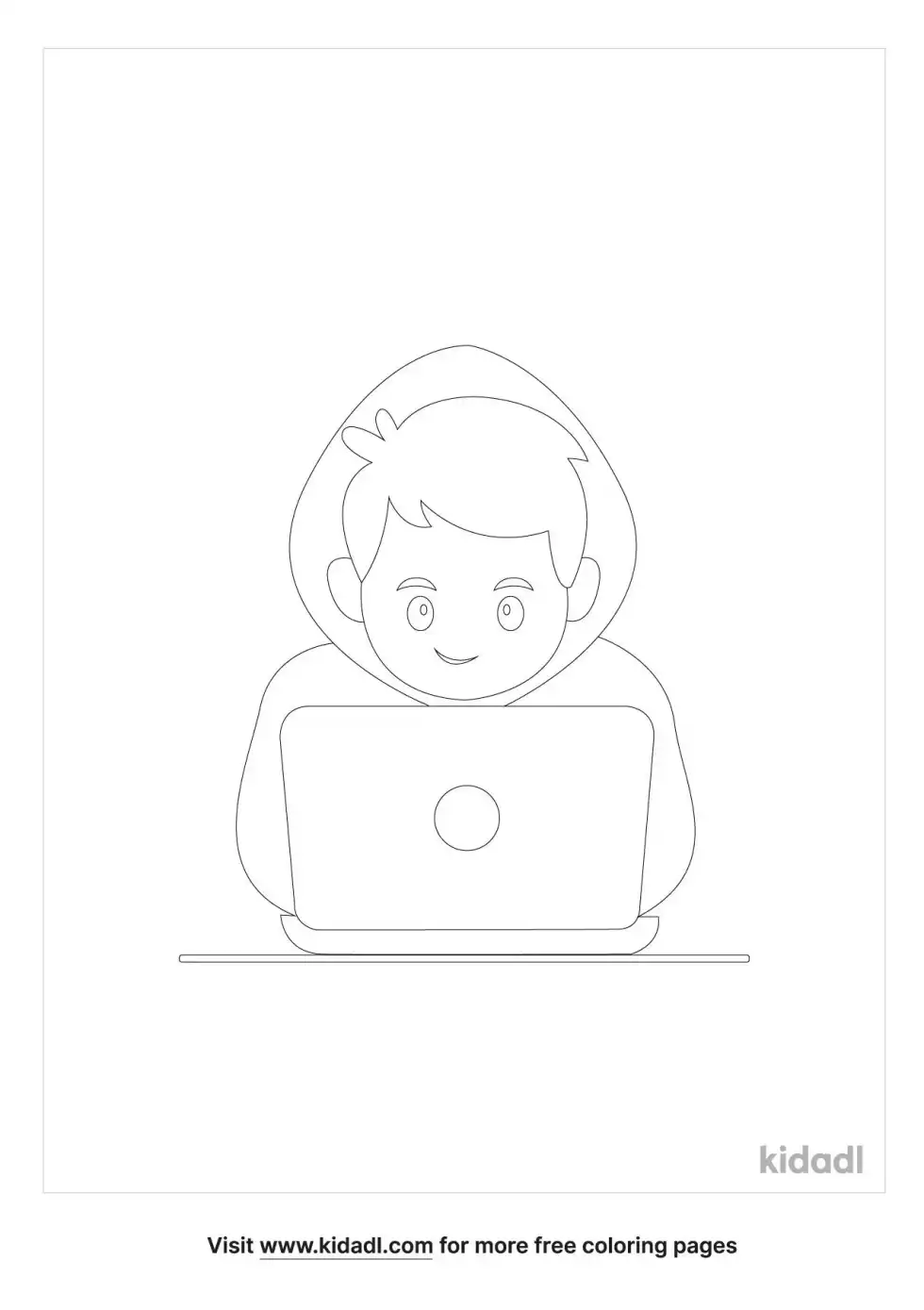 Computer Coloring Page