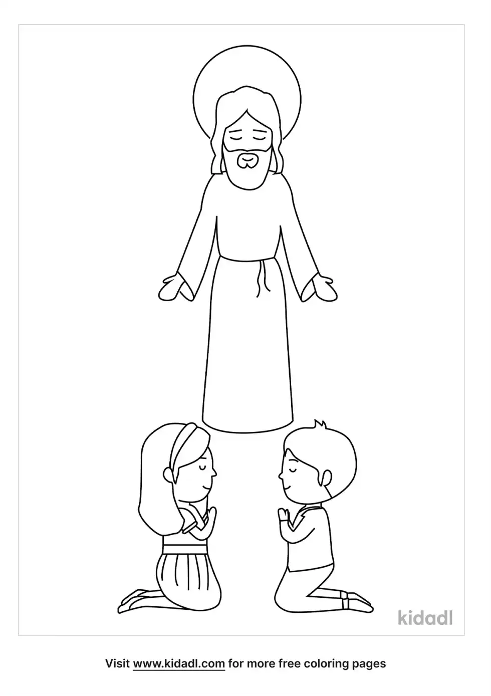 What Kids Can Do For Jesus Coloring Page