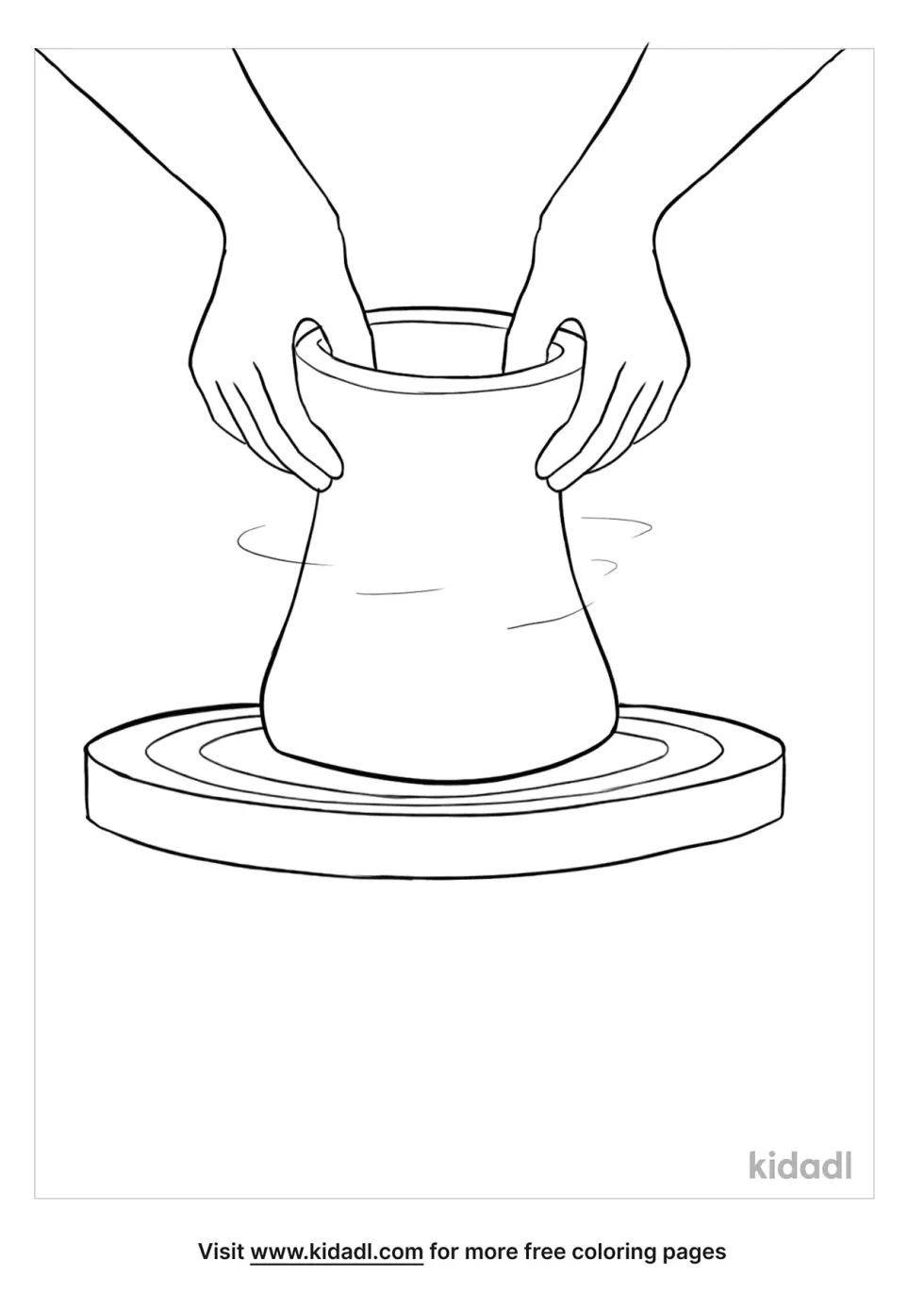 Isaiah Potters Wheel Coloring Page