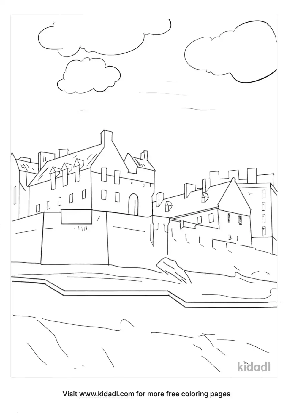 Scotland Coloring Page