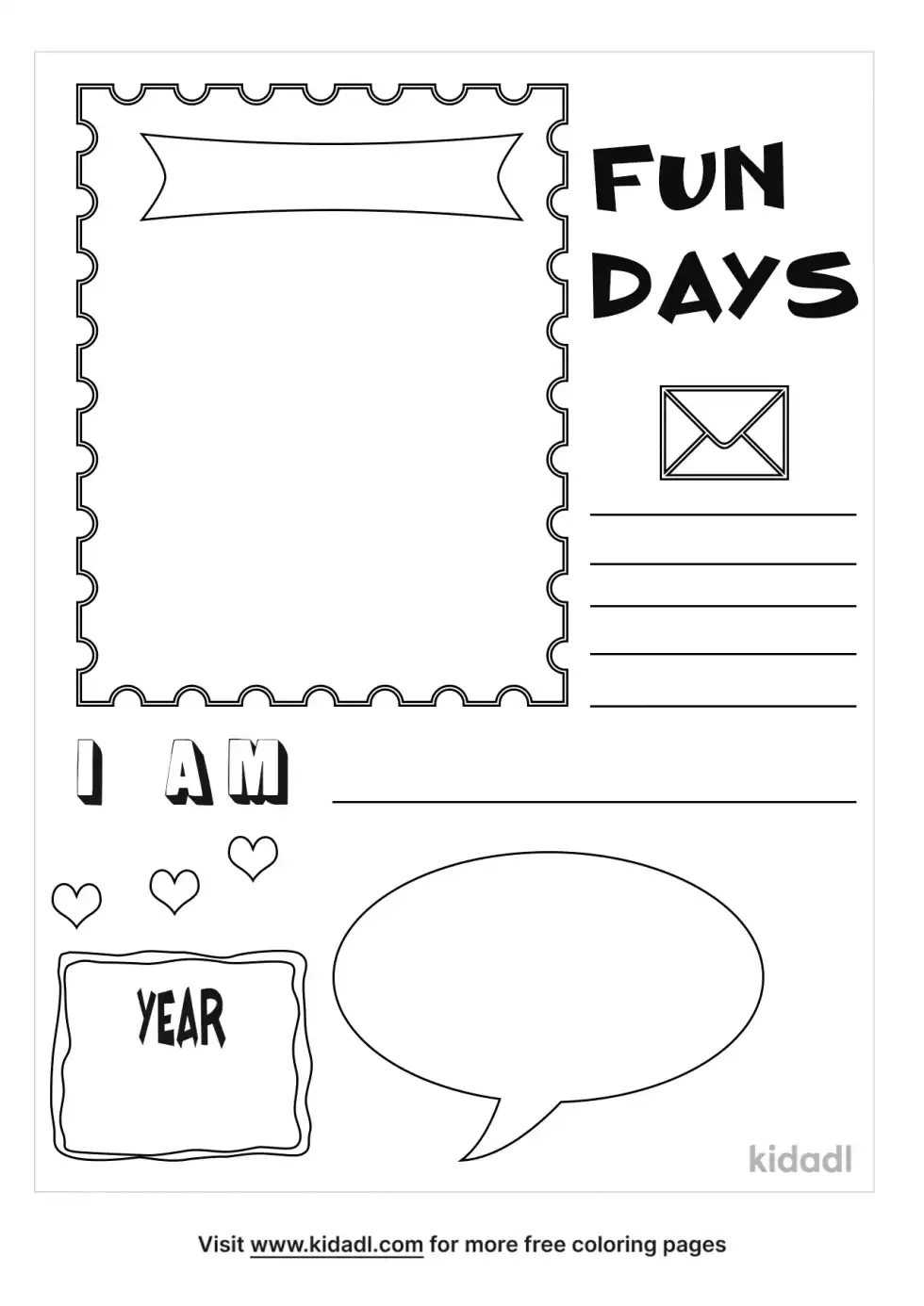 Making Memories Coloring Page
