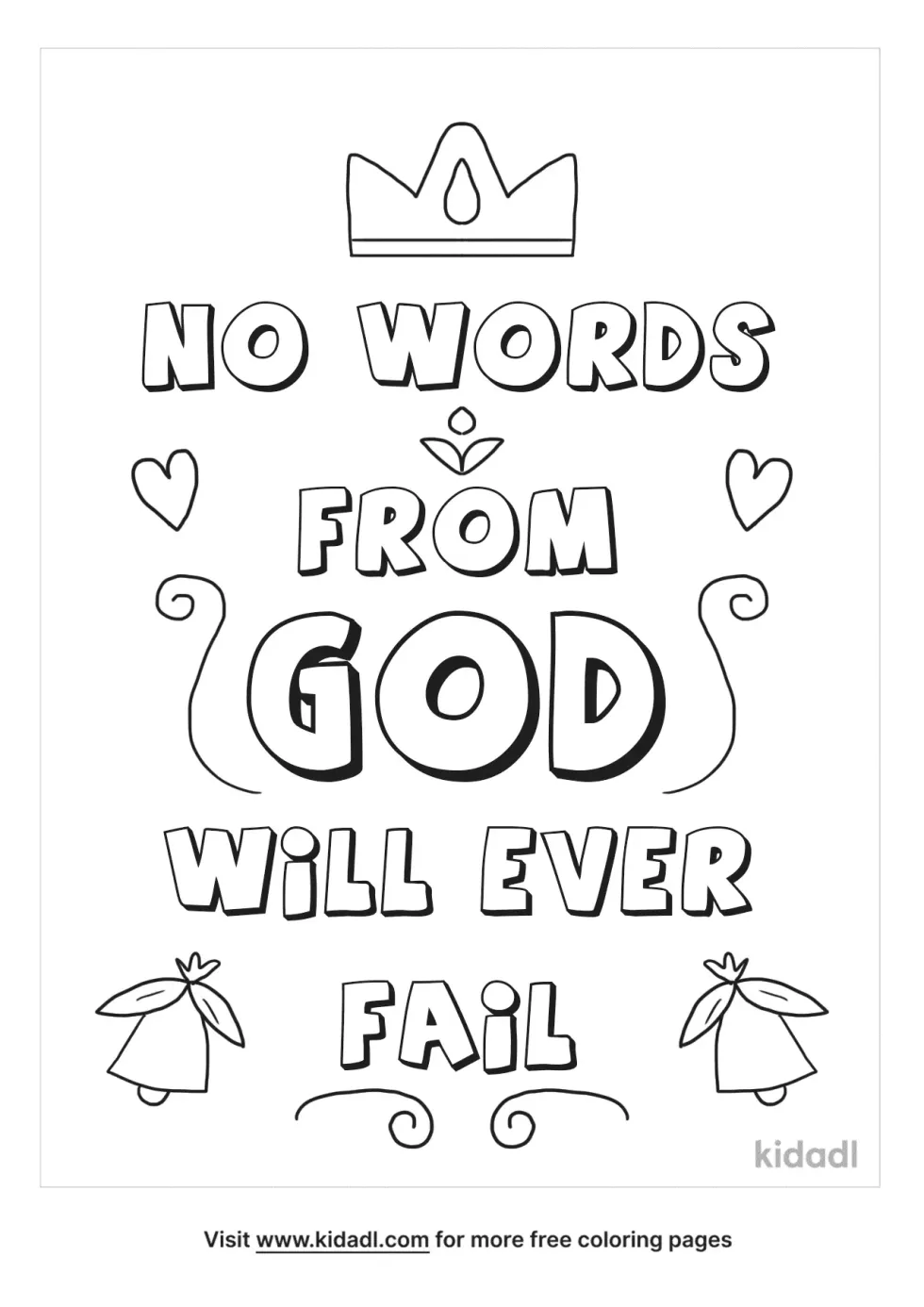 No Words From God Will Ever Fail