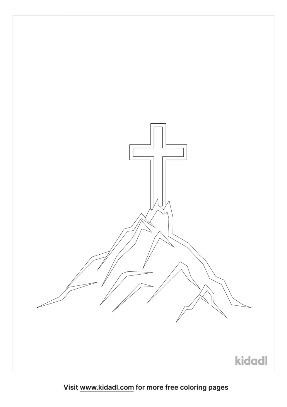Cross On A Hillside