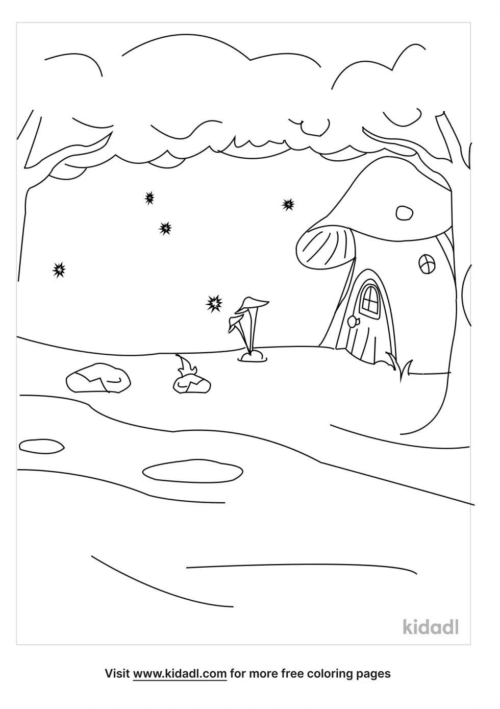 Enchanted Coloring Page