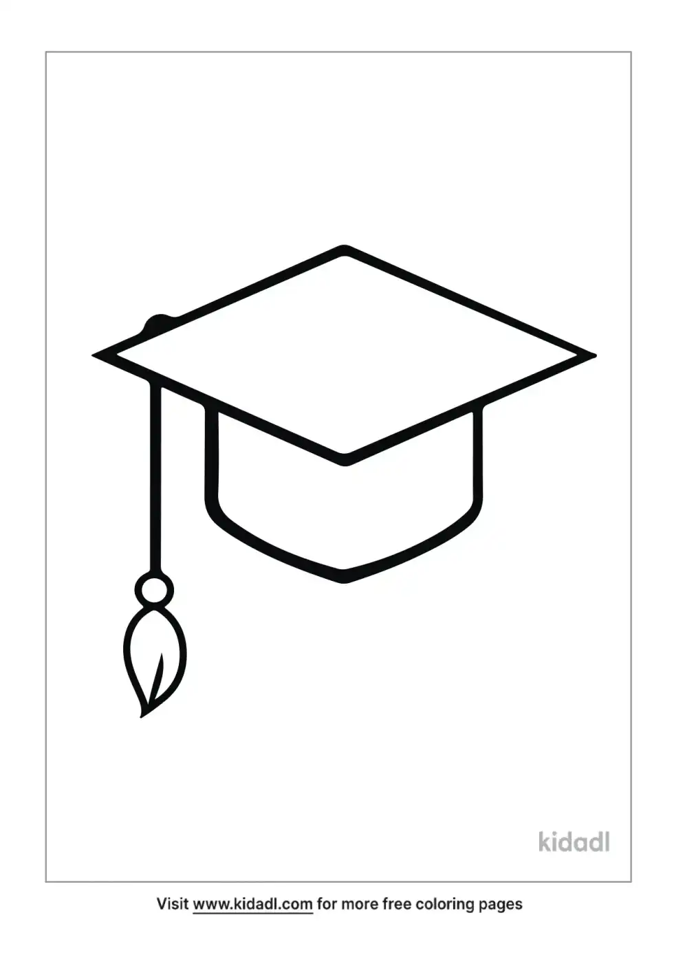 Mortar Board Coloring Page