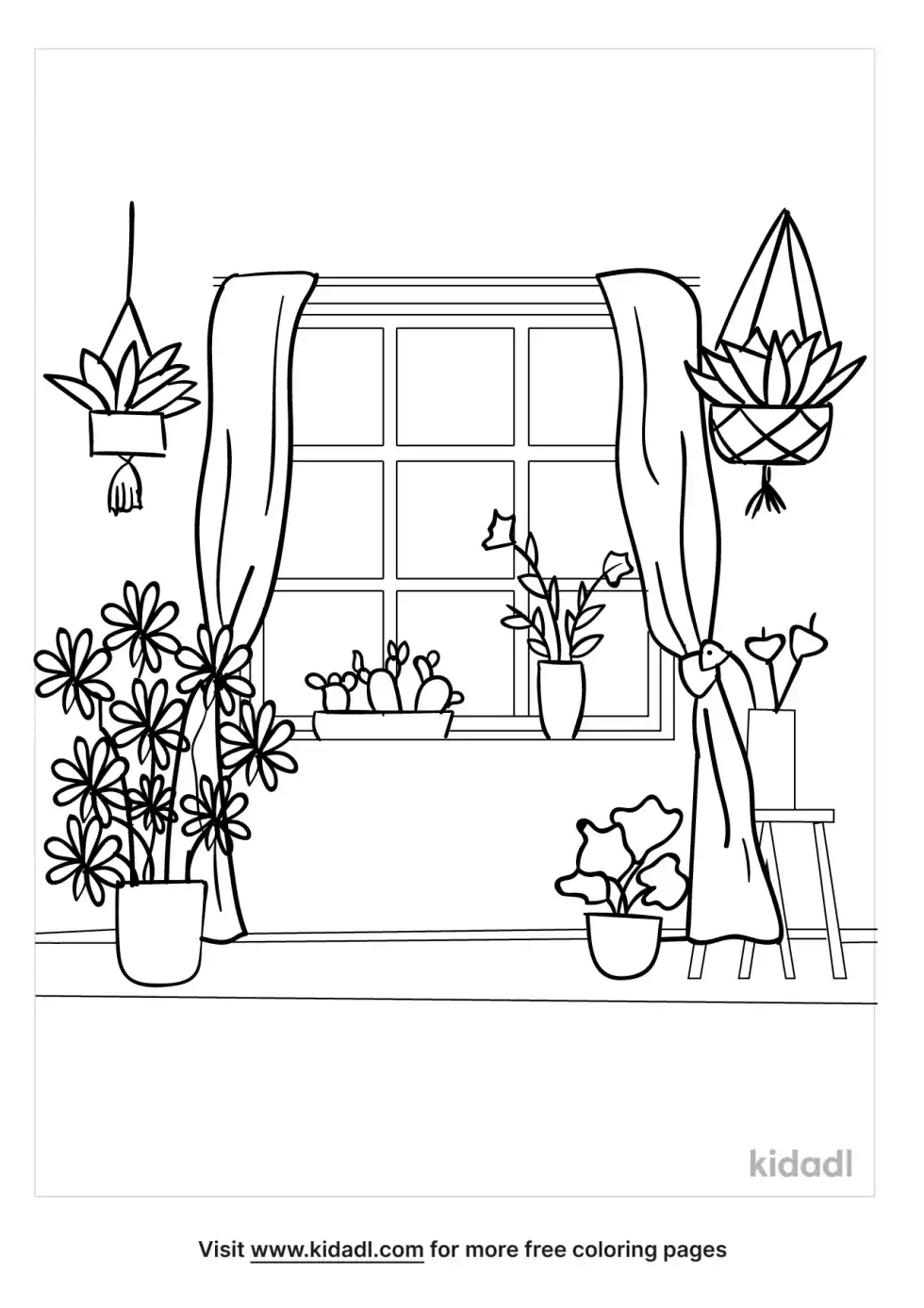 Conservatory Coloring Page