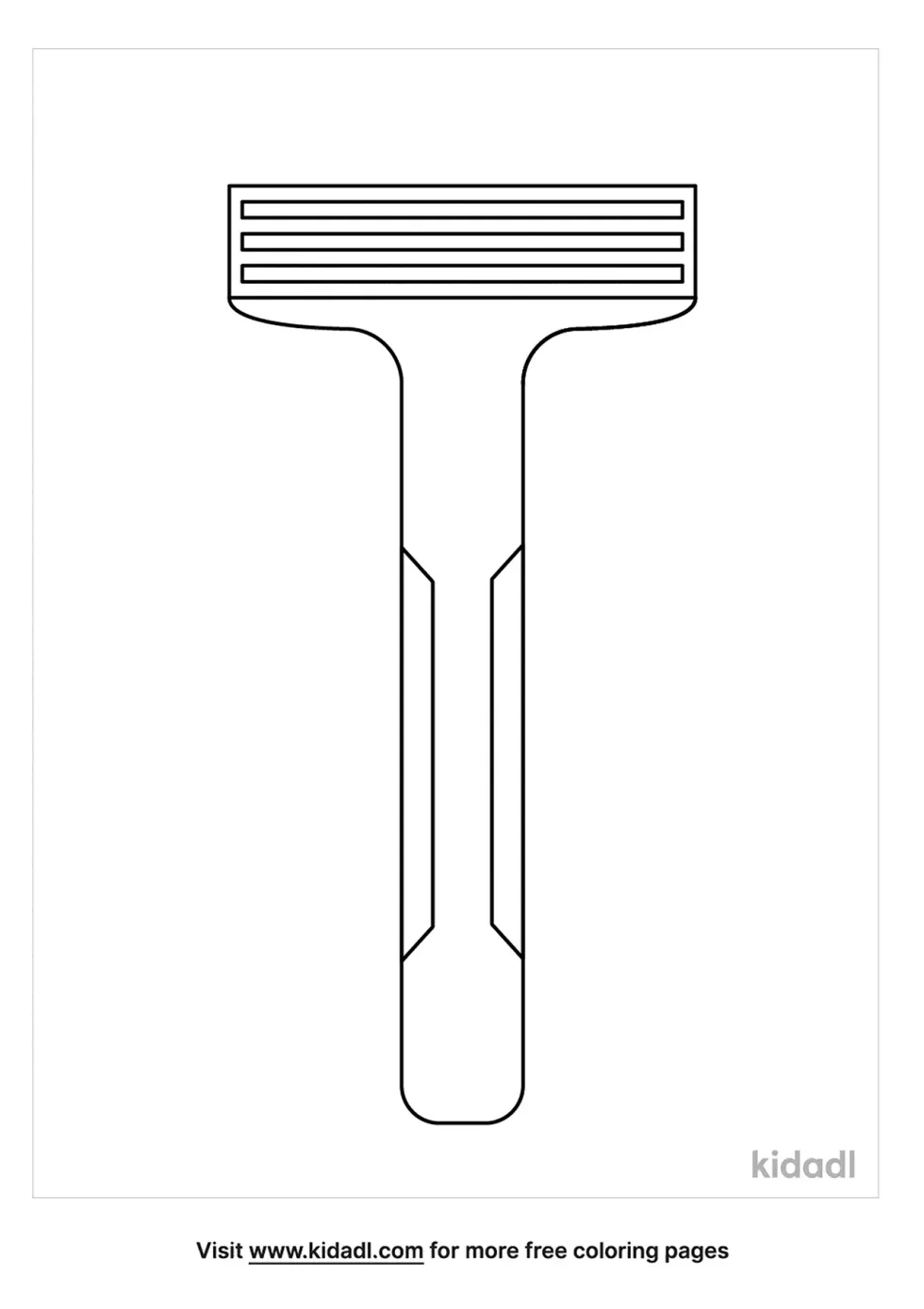 Razor Coloring Page