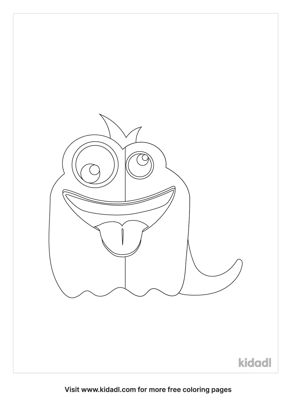 Funny Face Coloring Page