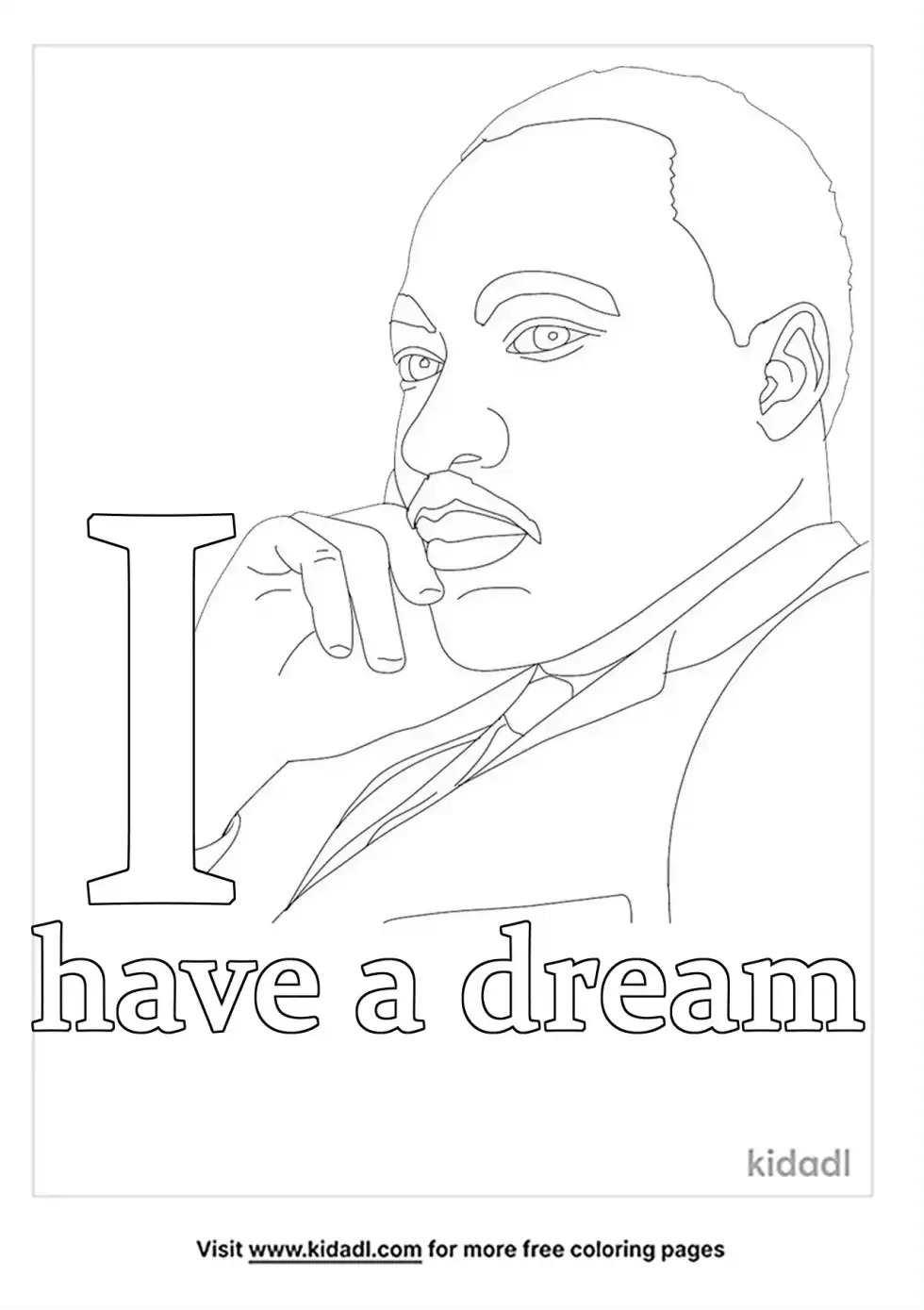 Black History Month Coloring Page