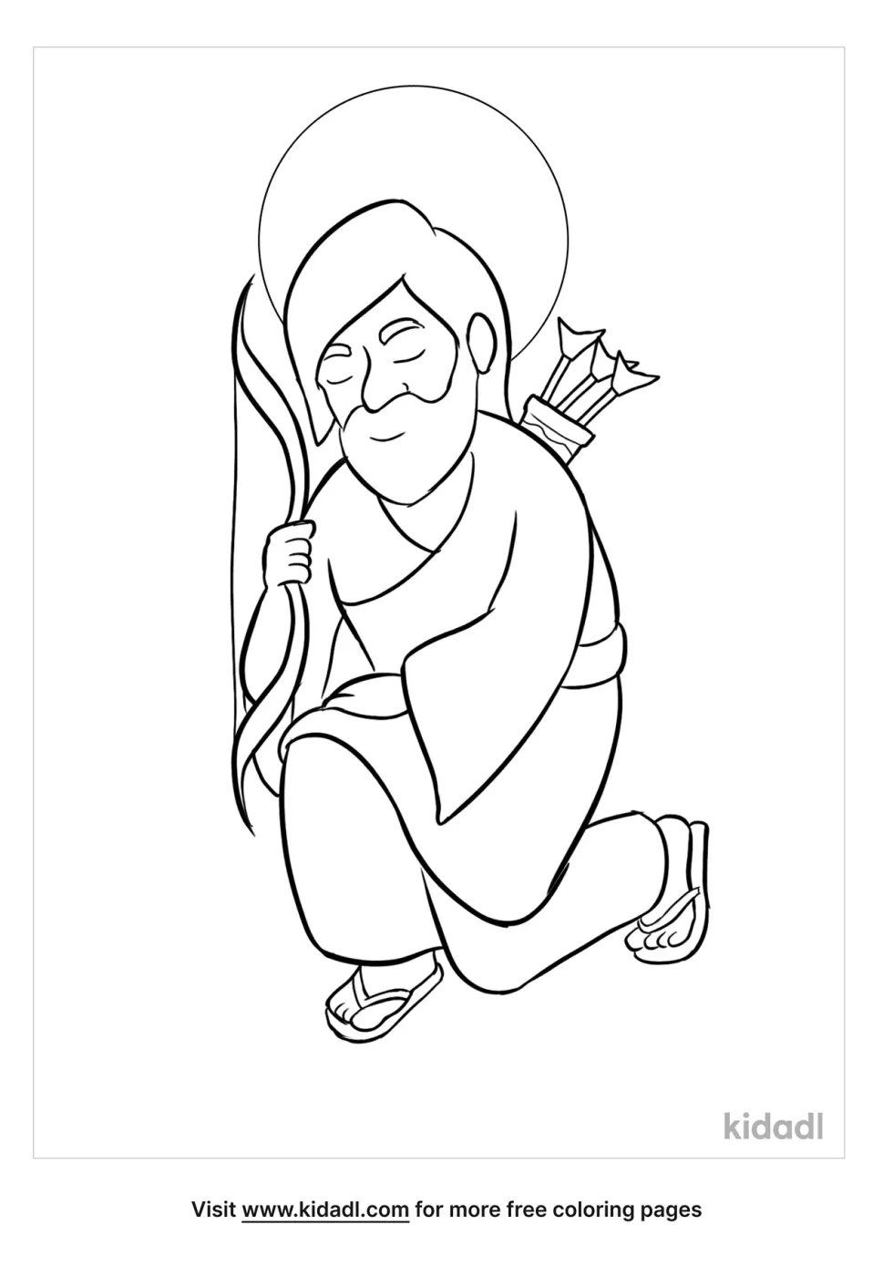 Prophet Enos Coloring Page