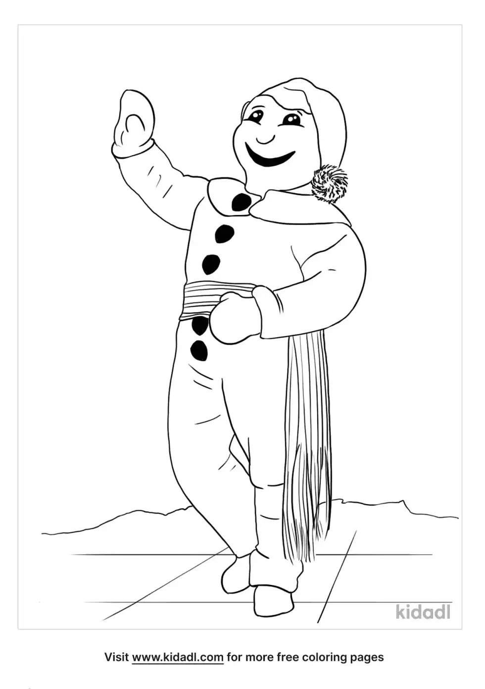 Quebec Carnival Coloring Page