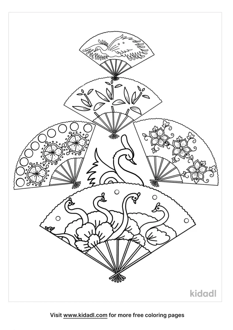 Japanese Design Coloring Page