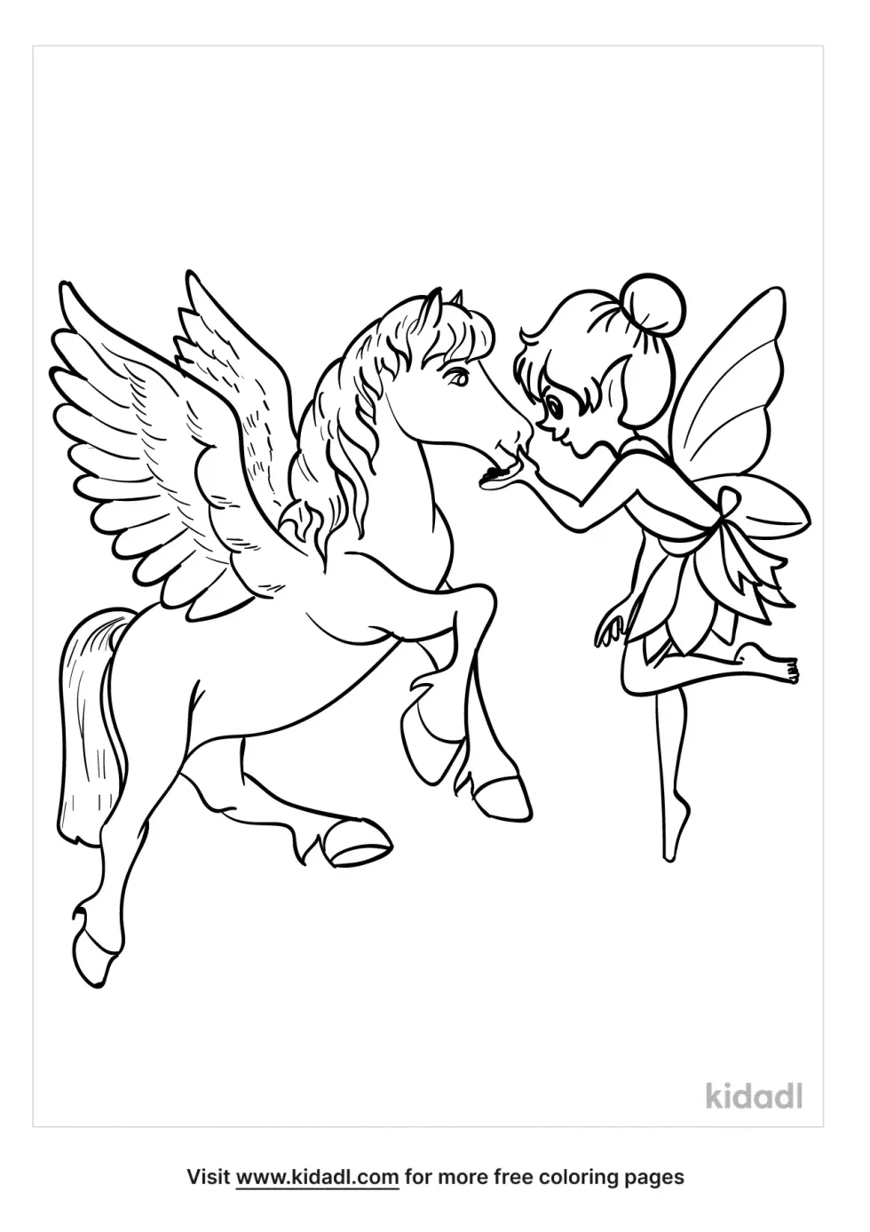Fairy And Horse