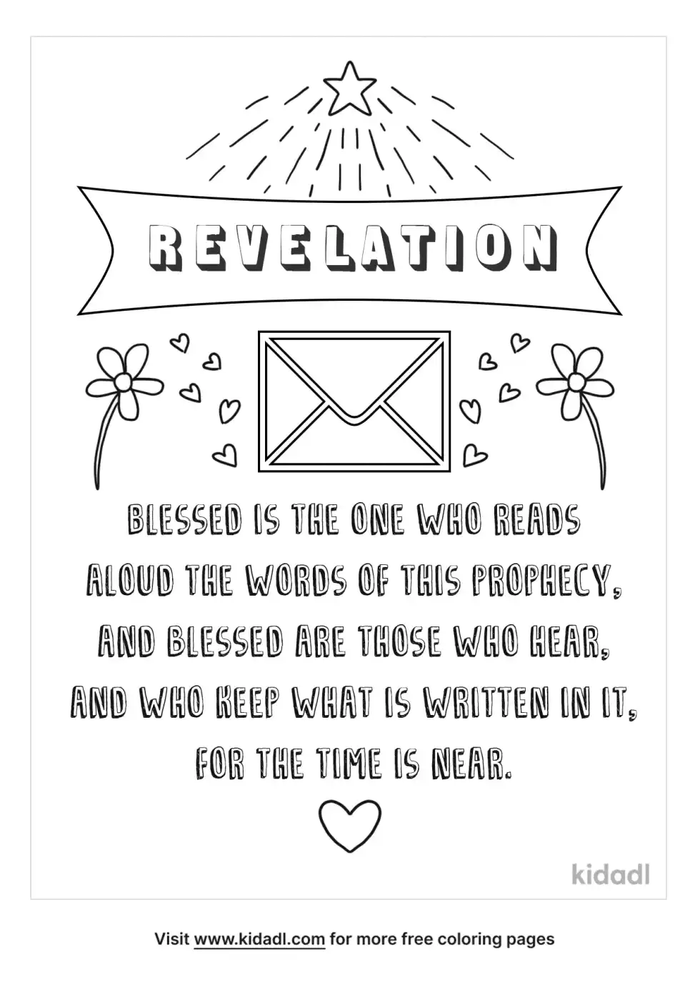 Lds Revelation 1 Coloring Page