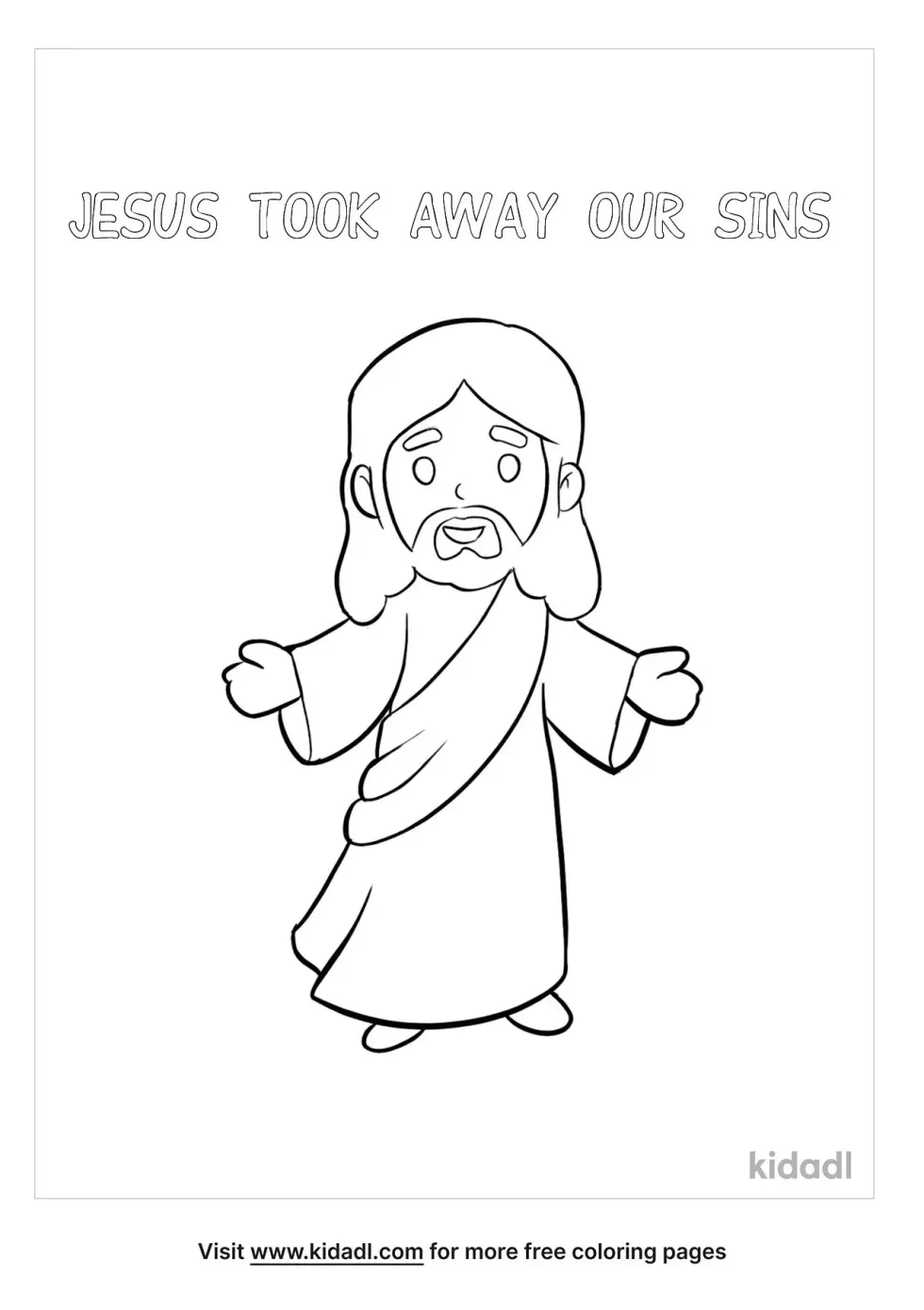 Sin Coloring Page