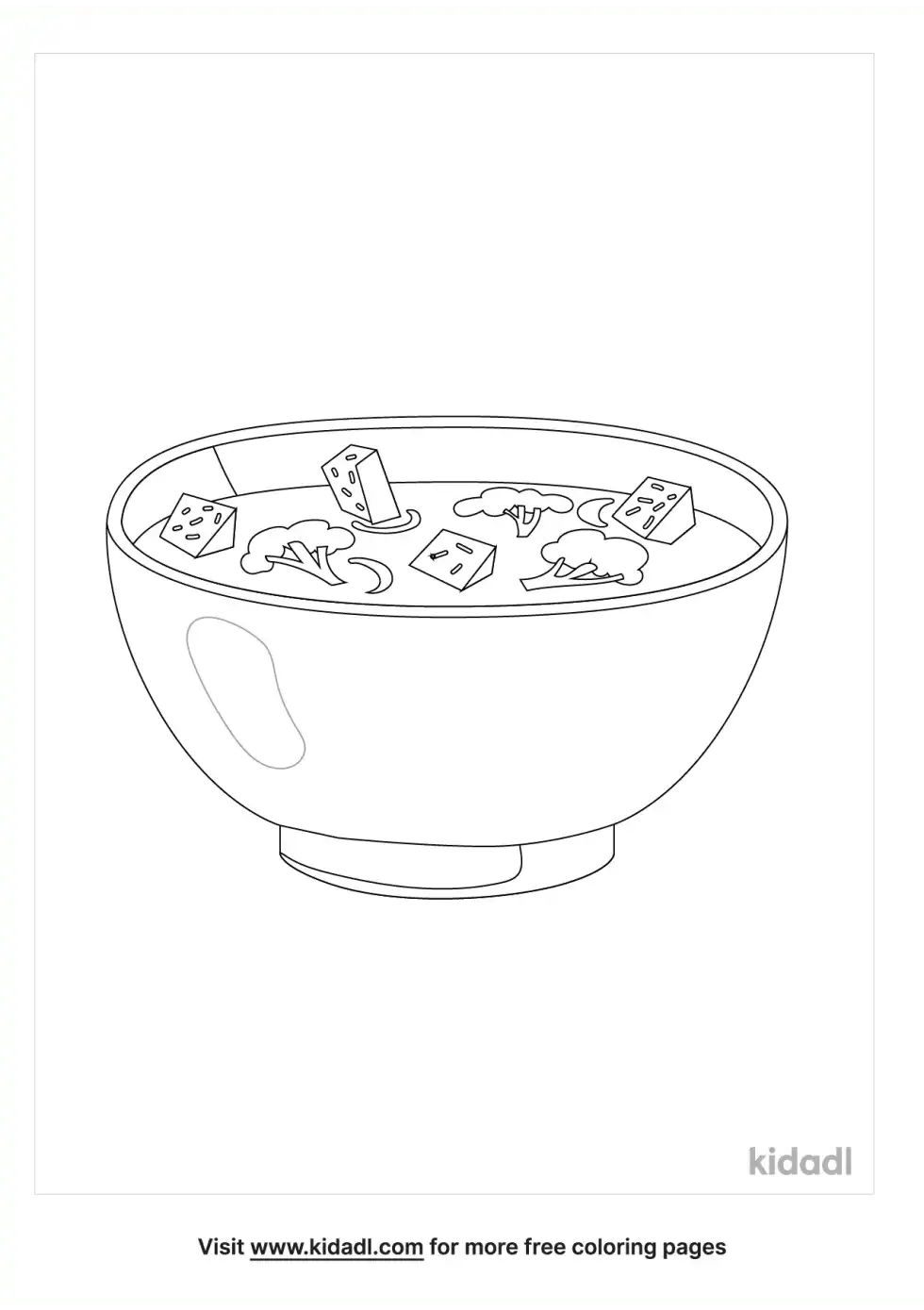 Soup Coloring Page