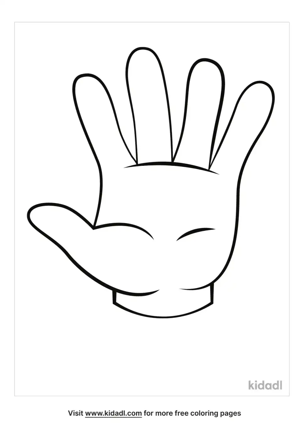 Hand Coloring Page