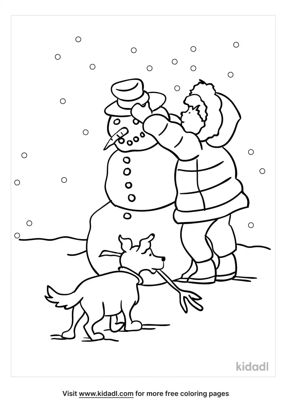Blizzard Coloring Page