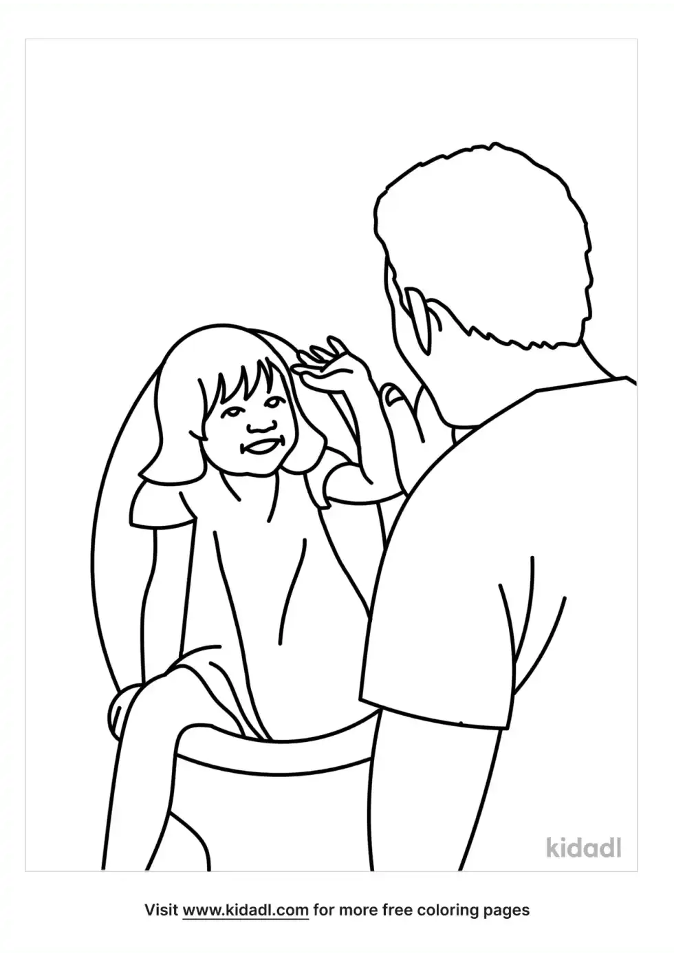 Potty Training Coloring Page