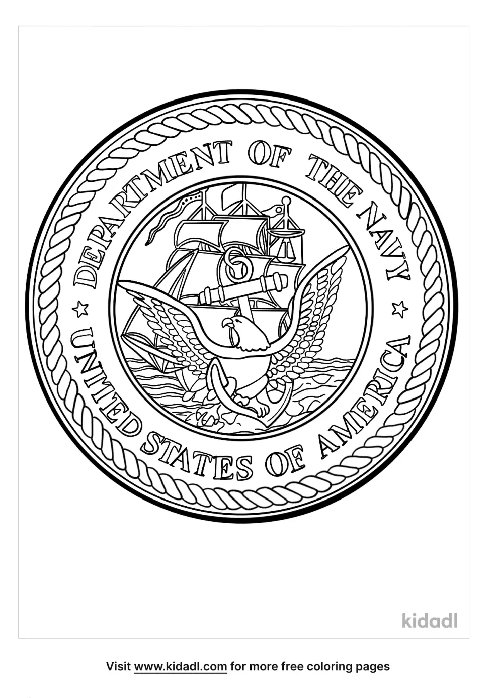 Navy Seal Coloring Page