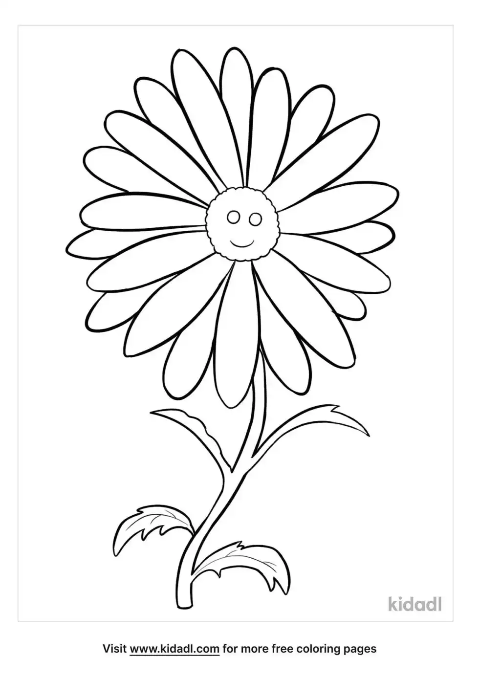 Aster Coloring Page