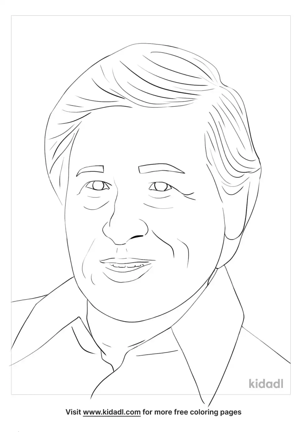 Cesar Chavez Coloring Page