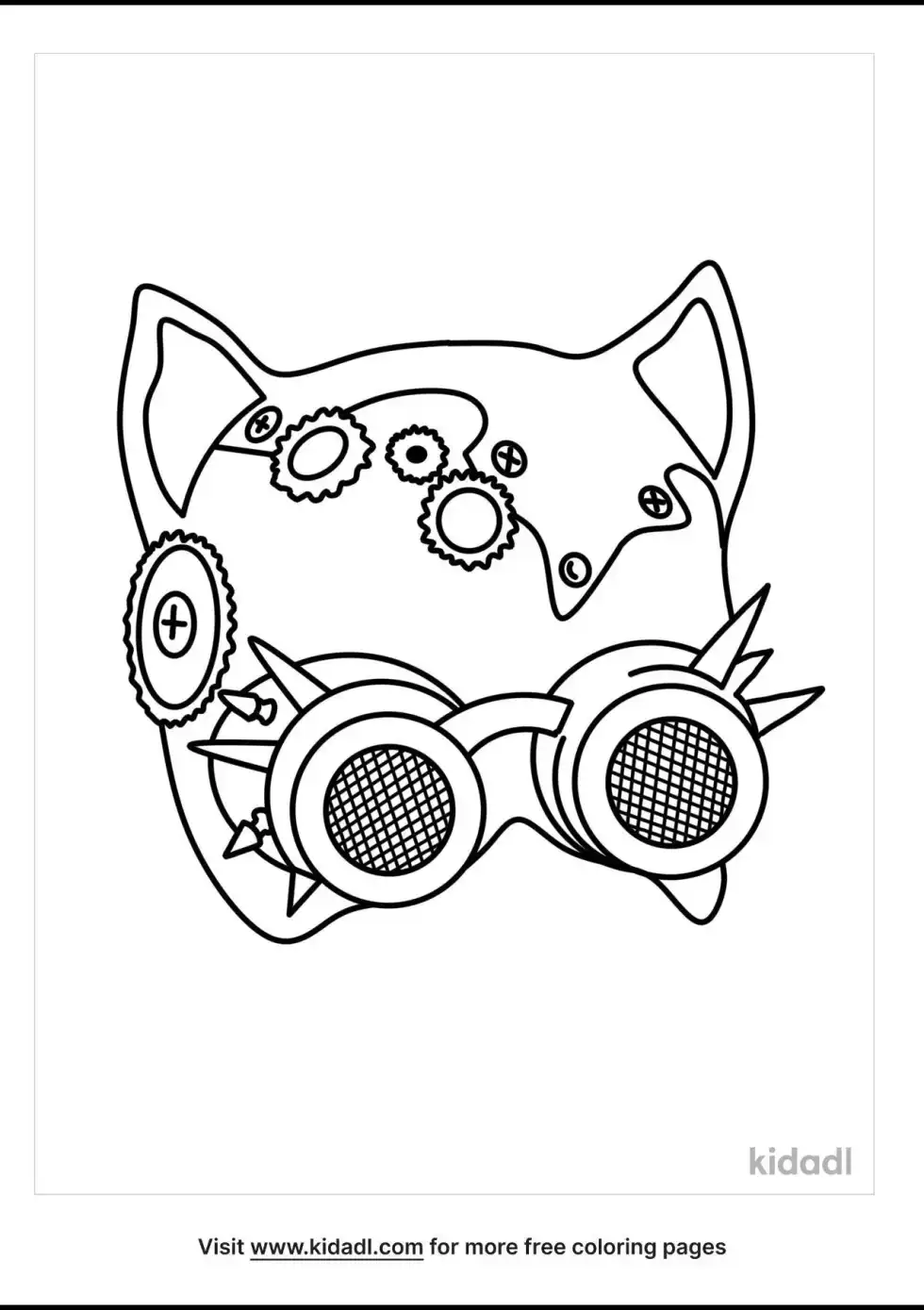 Steampunk Coloring Page